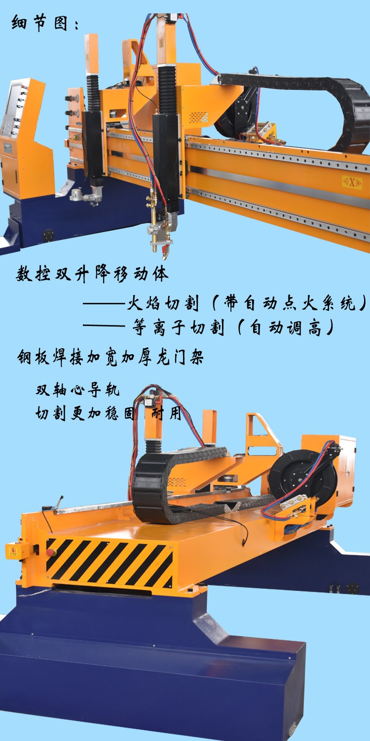 XRSK-LMS重型龍門式數(shù)控切割機(jī)細(xì)節(jié)圖